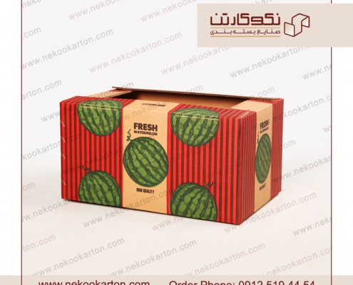 کارتن بسته بندی هندوانه صادراتی
